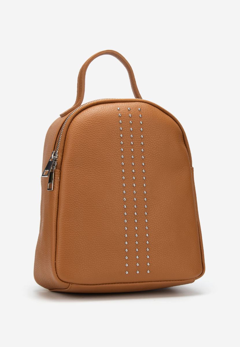 Rucsac din piele naturala Salonea camel