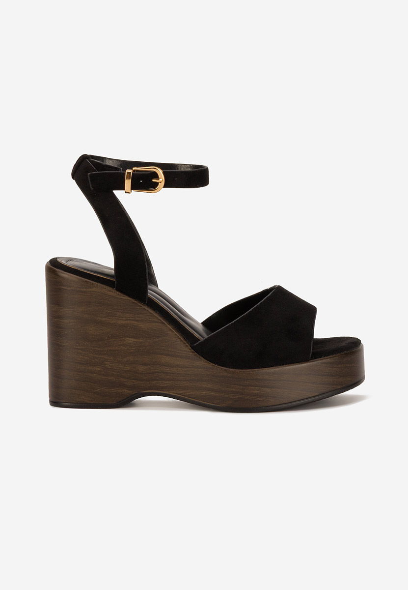 Sandale cu platforma Febiana negre