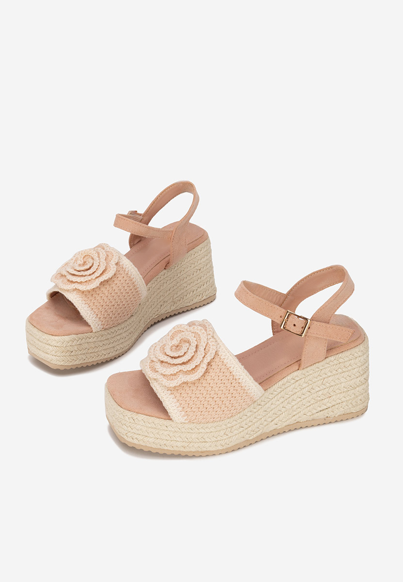 Sandale cu platforma Lorine roz