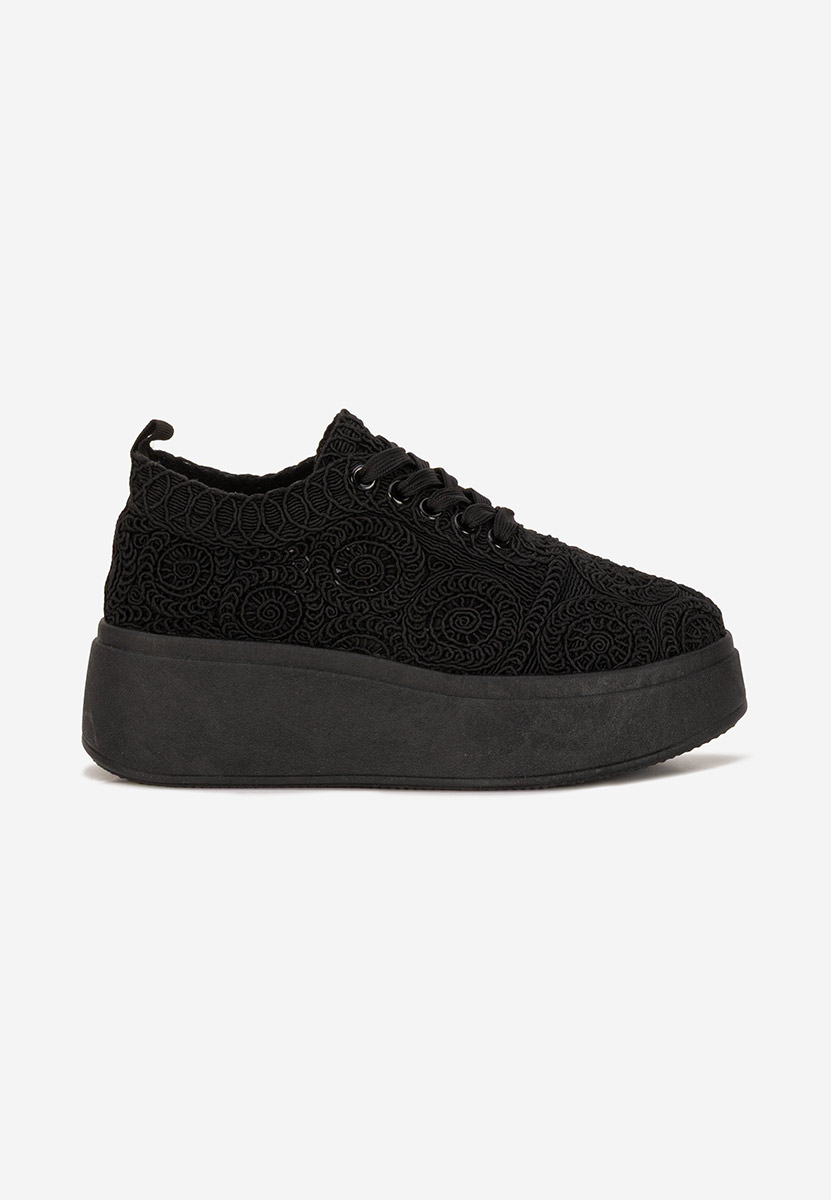 Sneakers cu platformă Anneira negri