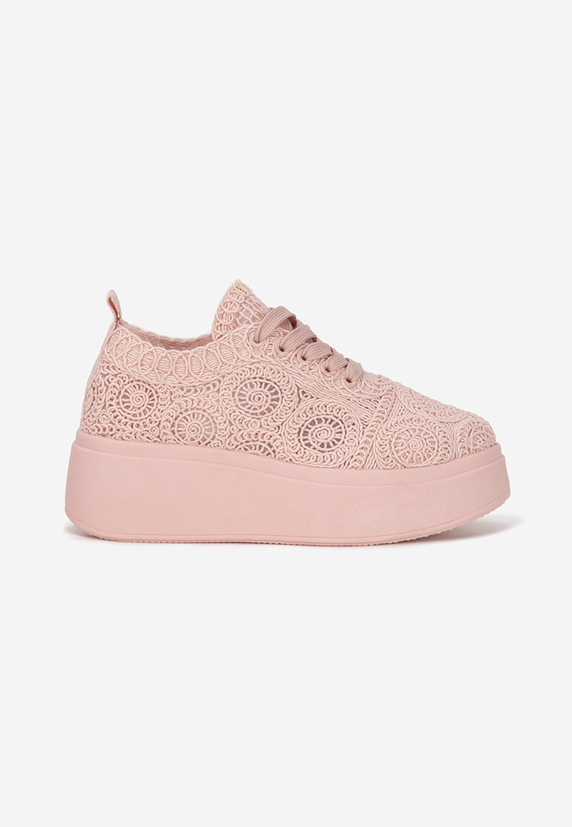 Sneakers cu platformă Anneira roz