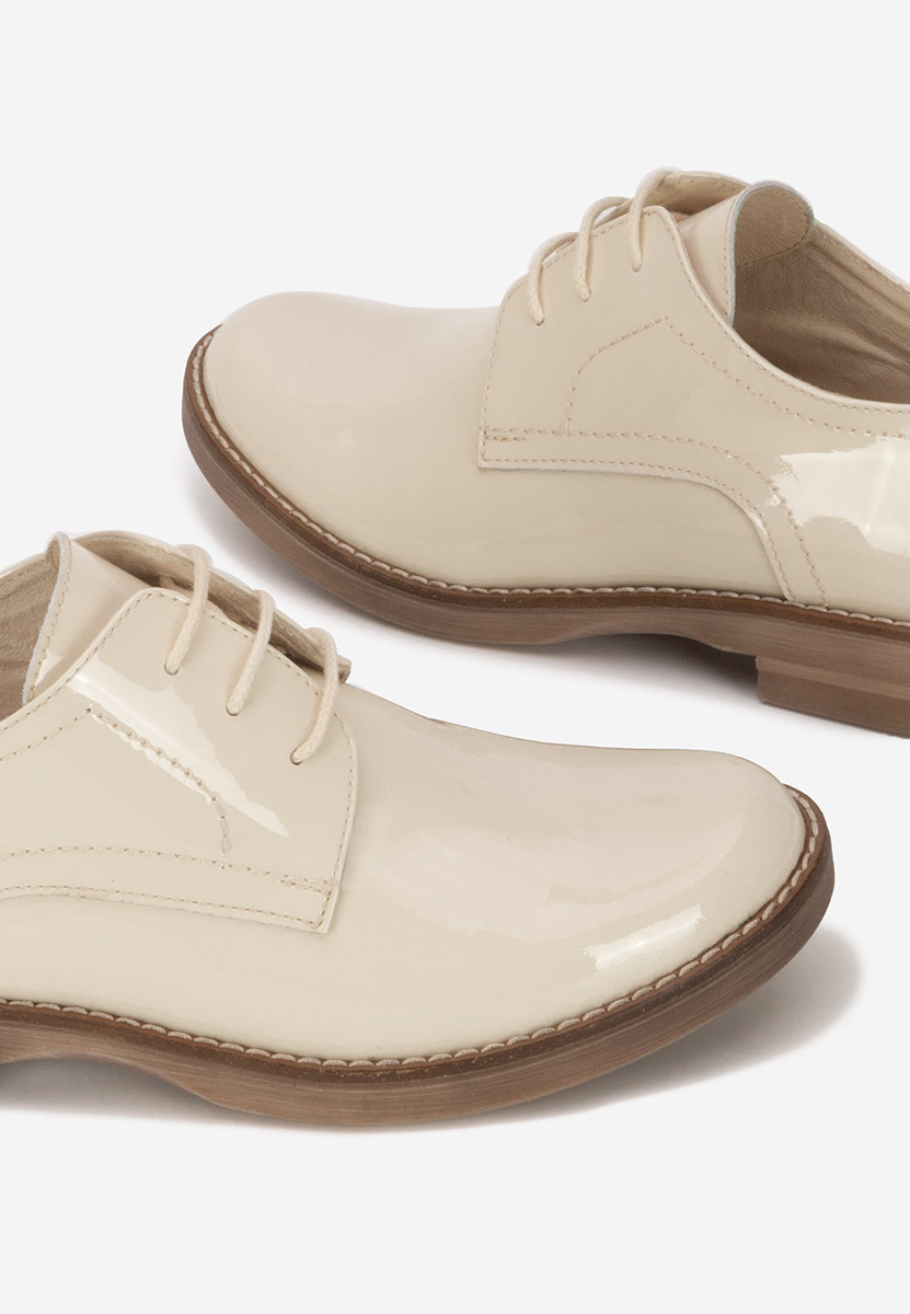 Pantofi derby piele Otivera V3 bej