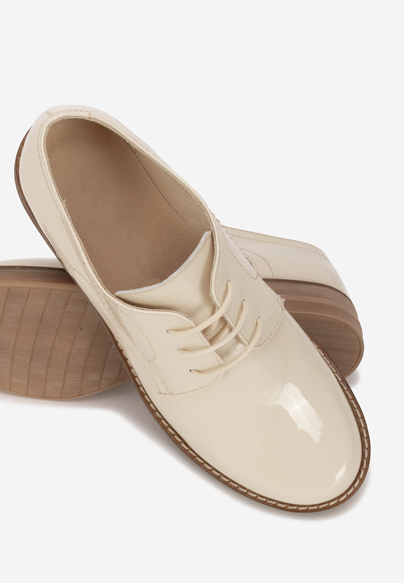Pantofi derby piele Otivera V3 bej