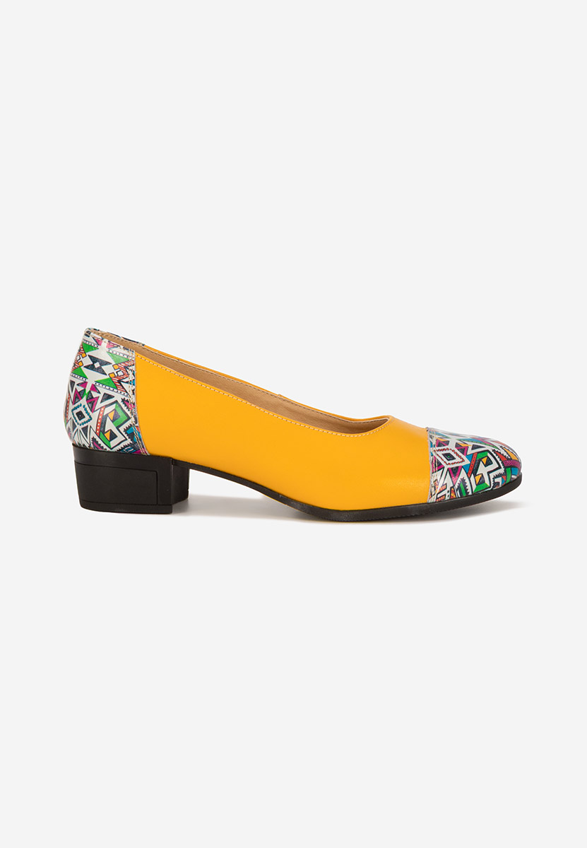 Pantofi dama piele Selinna galbeni