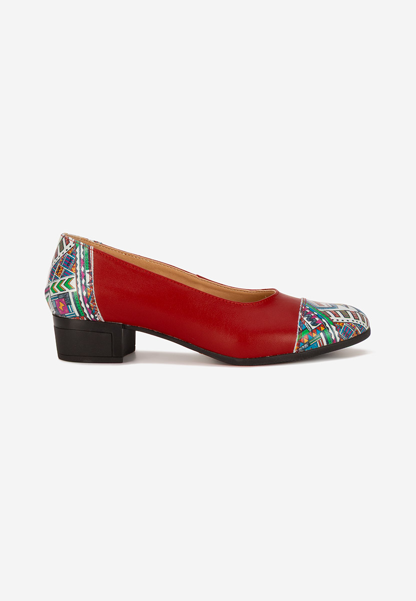 Pantofi dama piele Selinna rosii