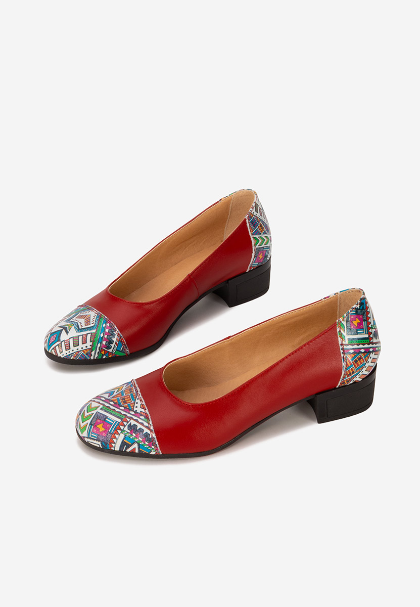 Pantofi dama piele Selinna rosii