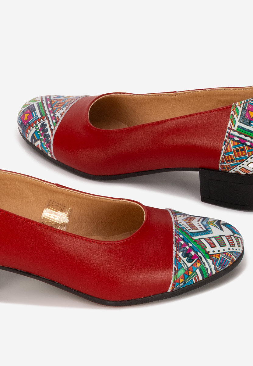 Pantofi dama piele Selinna rosii
