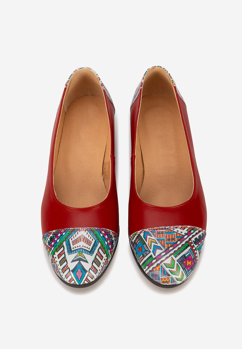 Pantofi dama piele Selinna rosii
