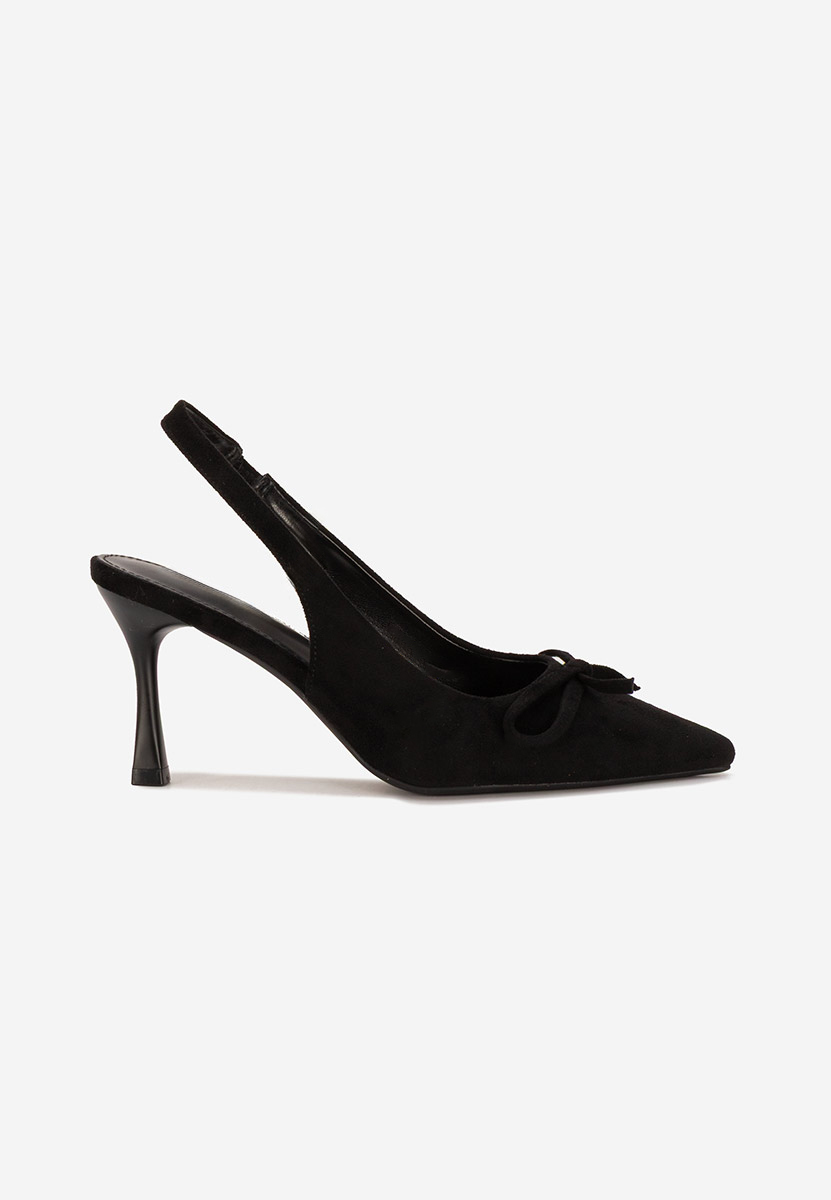 Pantofi slingback Kamela negri