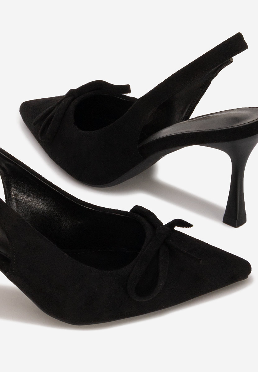 Pantofi slingback Kamela negri