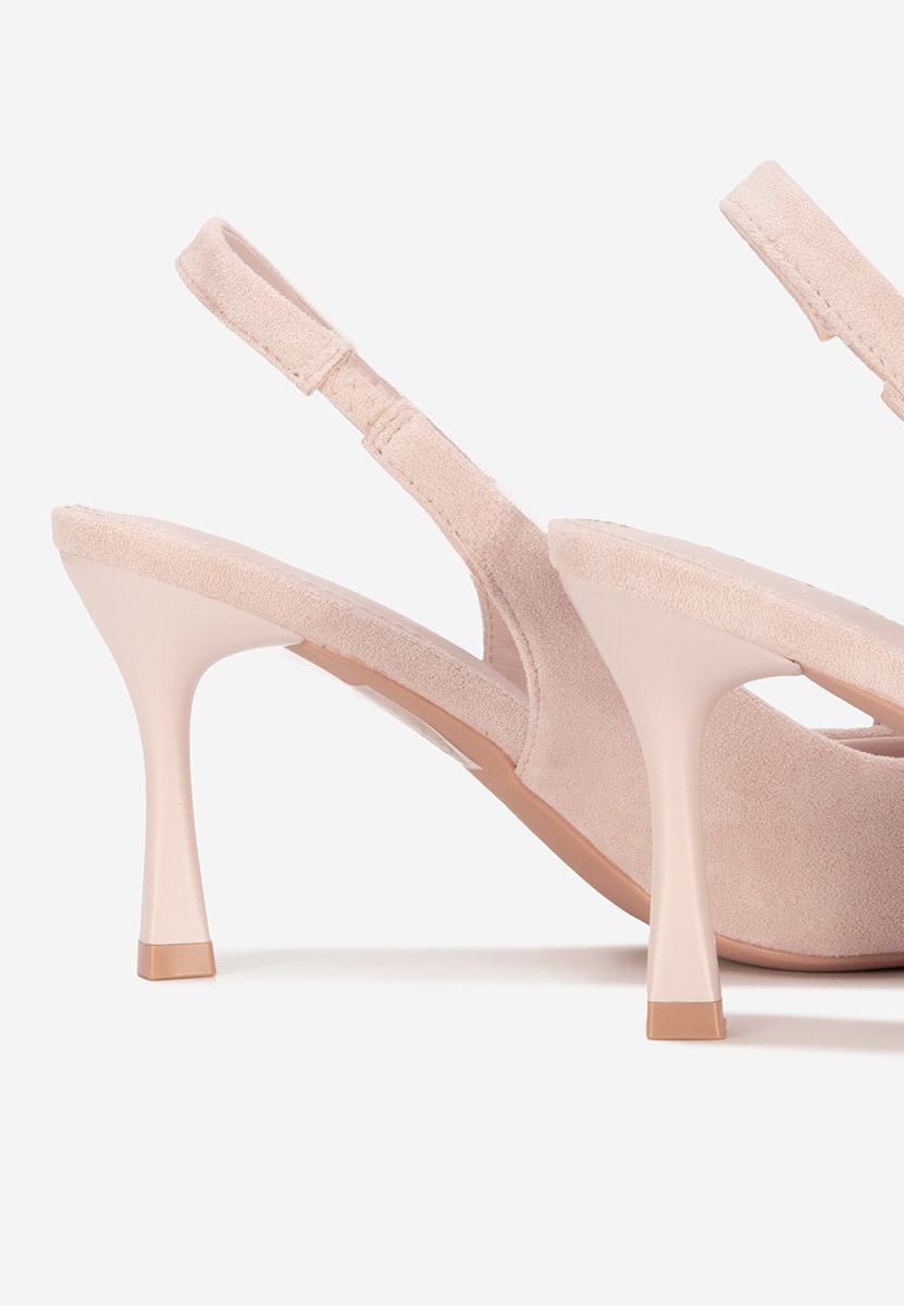 Pantofi slingback Kamela roz