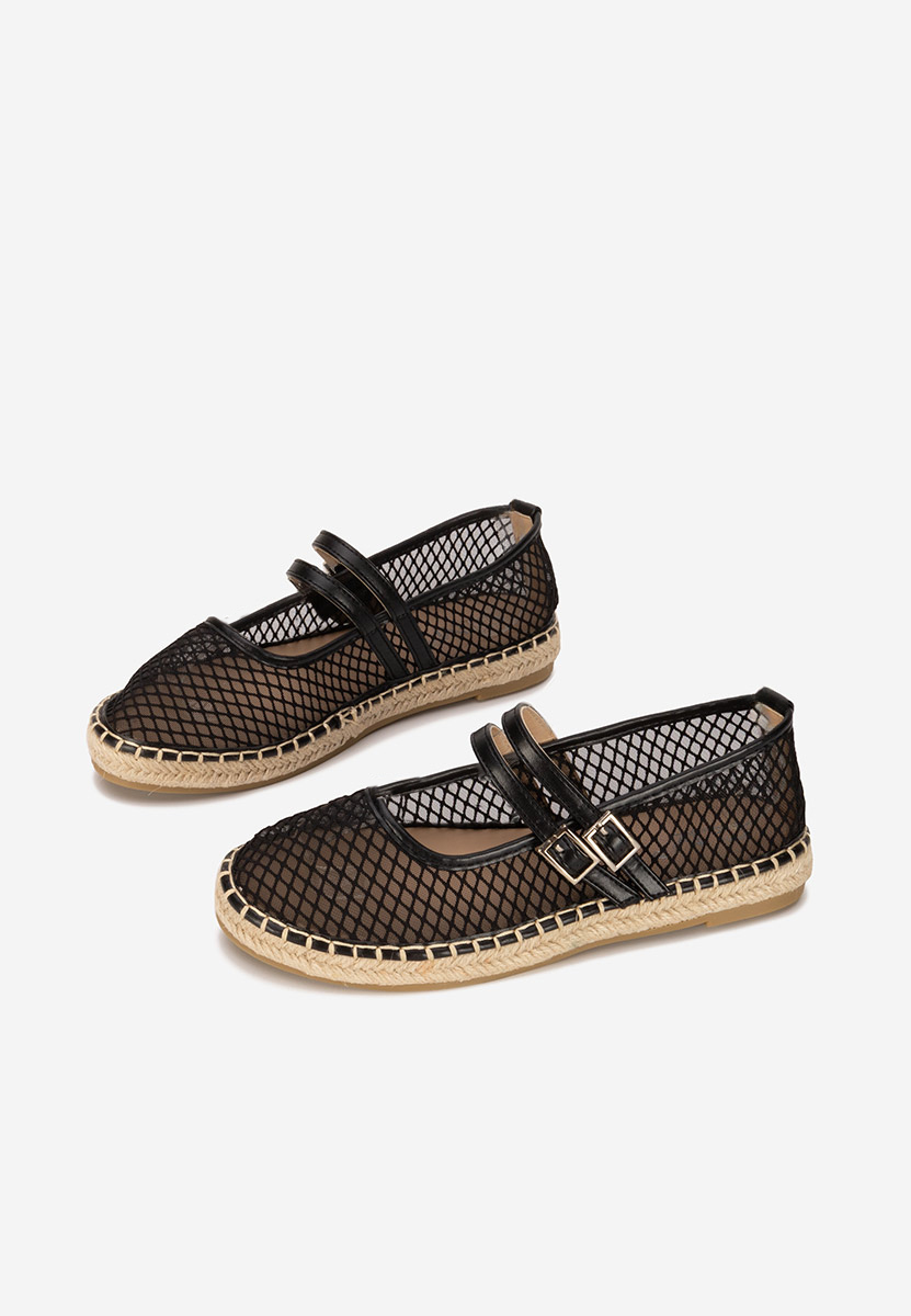 Espadrile dama Nikia negre
