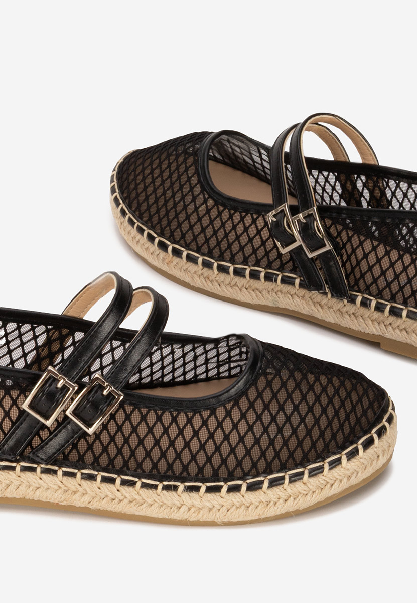 Espadrile dama Nikia negre