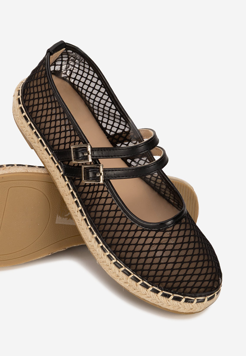 Espadrile dama Nikia negre