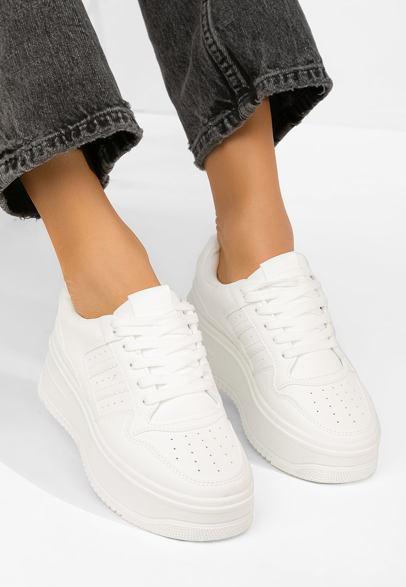 Sneakers cu platformă Liorna albi