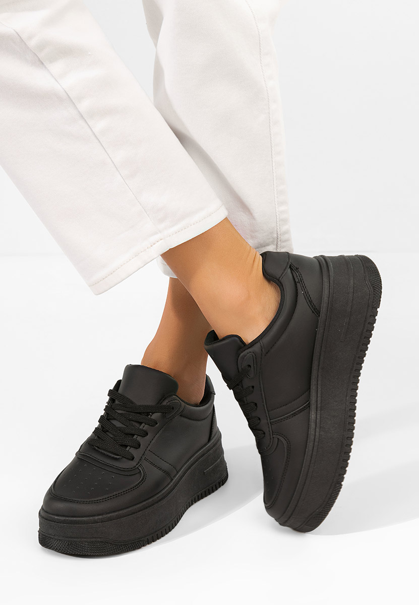 Sneakers cu platformă Seminia negri
