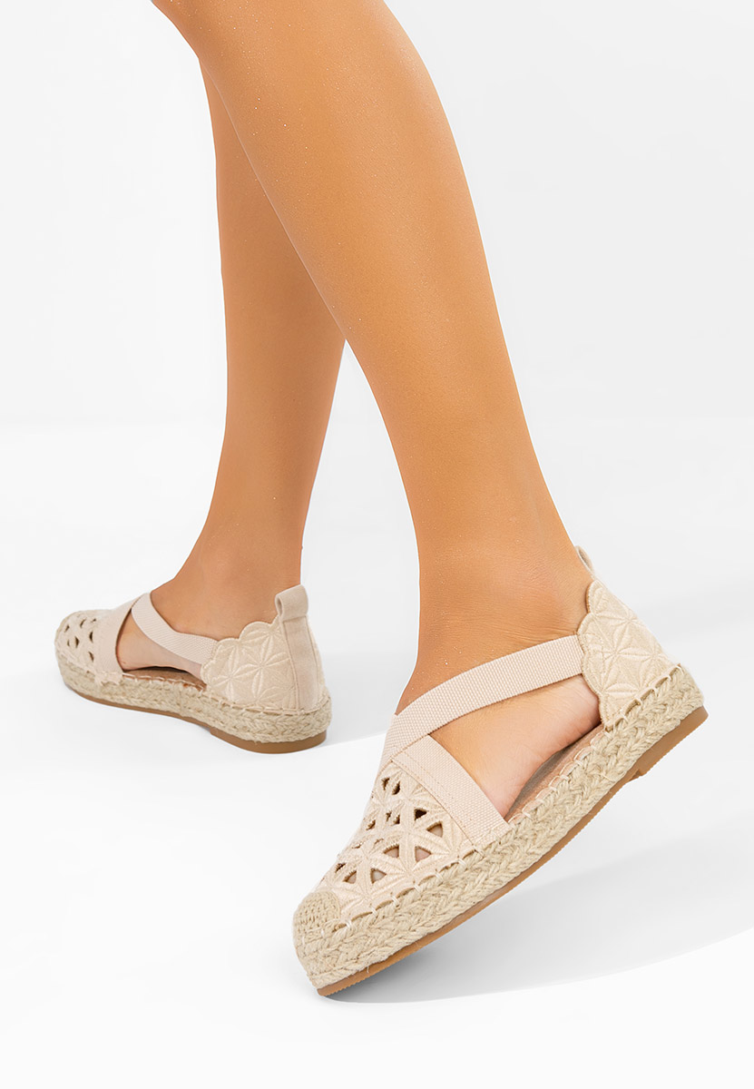 Espadrile dama Feliania bej