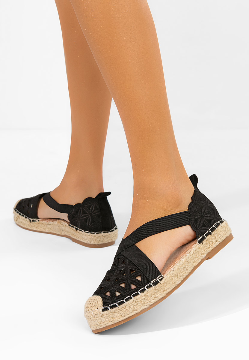 Espadrile dama Feliania negre