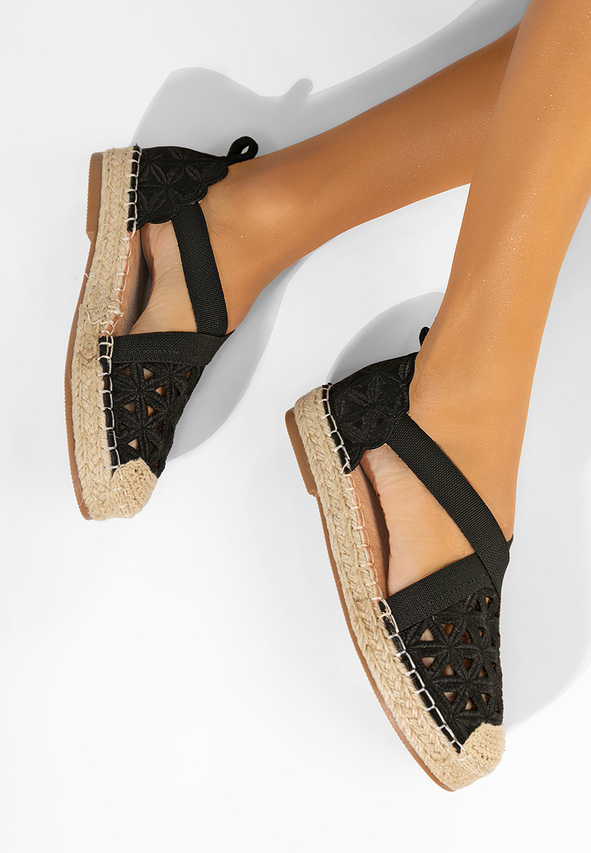 Espadrile dama Feliania negre