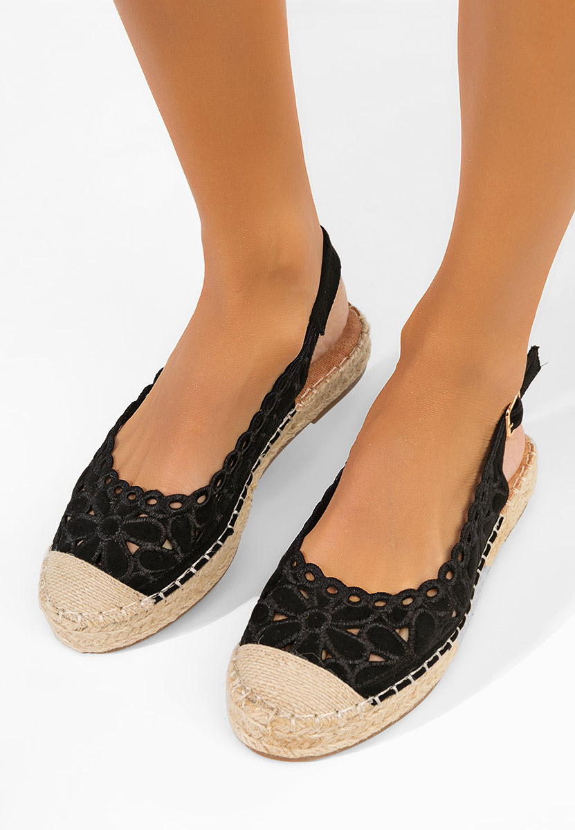 Espadrile dama Latoria negri
