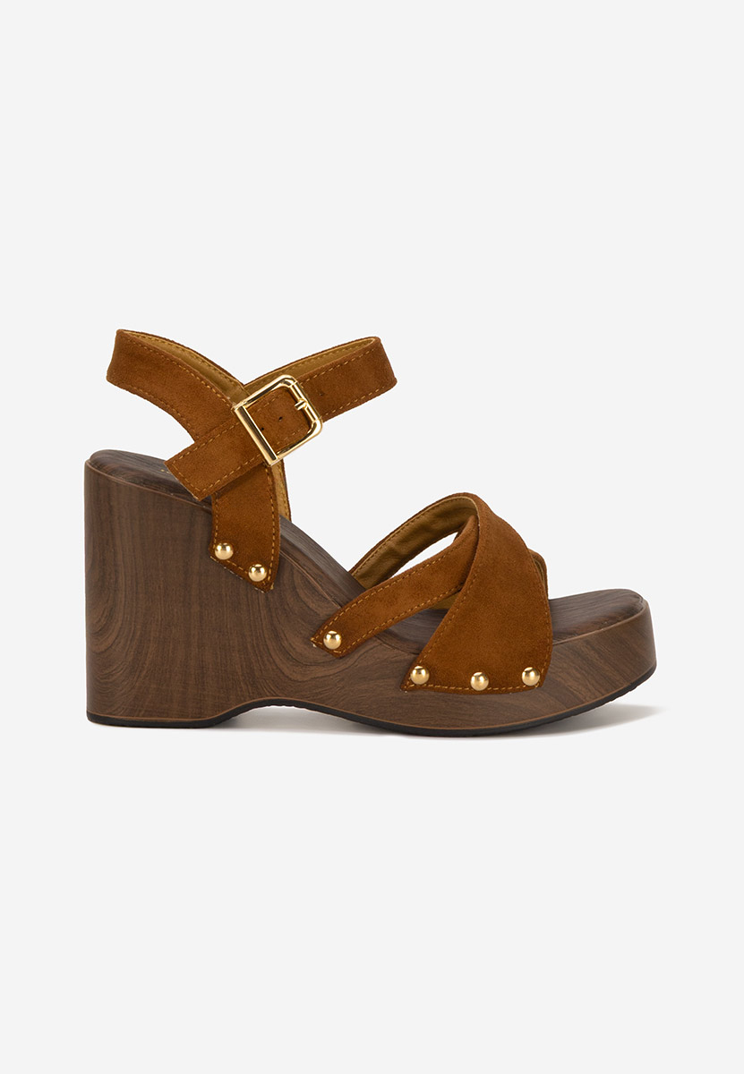 Sandale cu platforma Ricky V2 maro