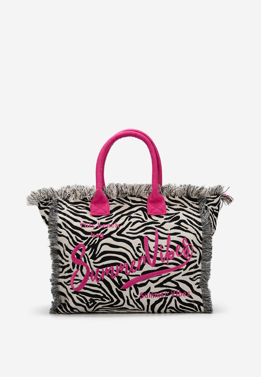 Geanta de plaja Aulelia V2 zebra