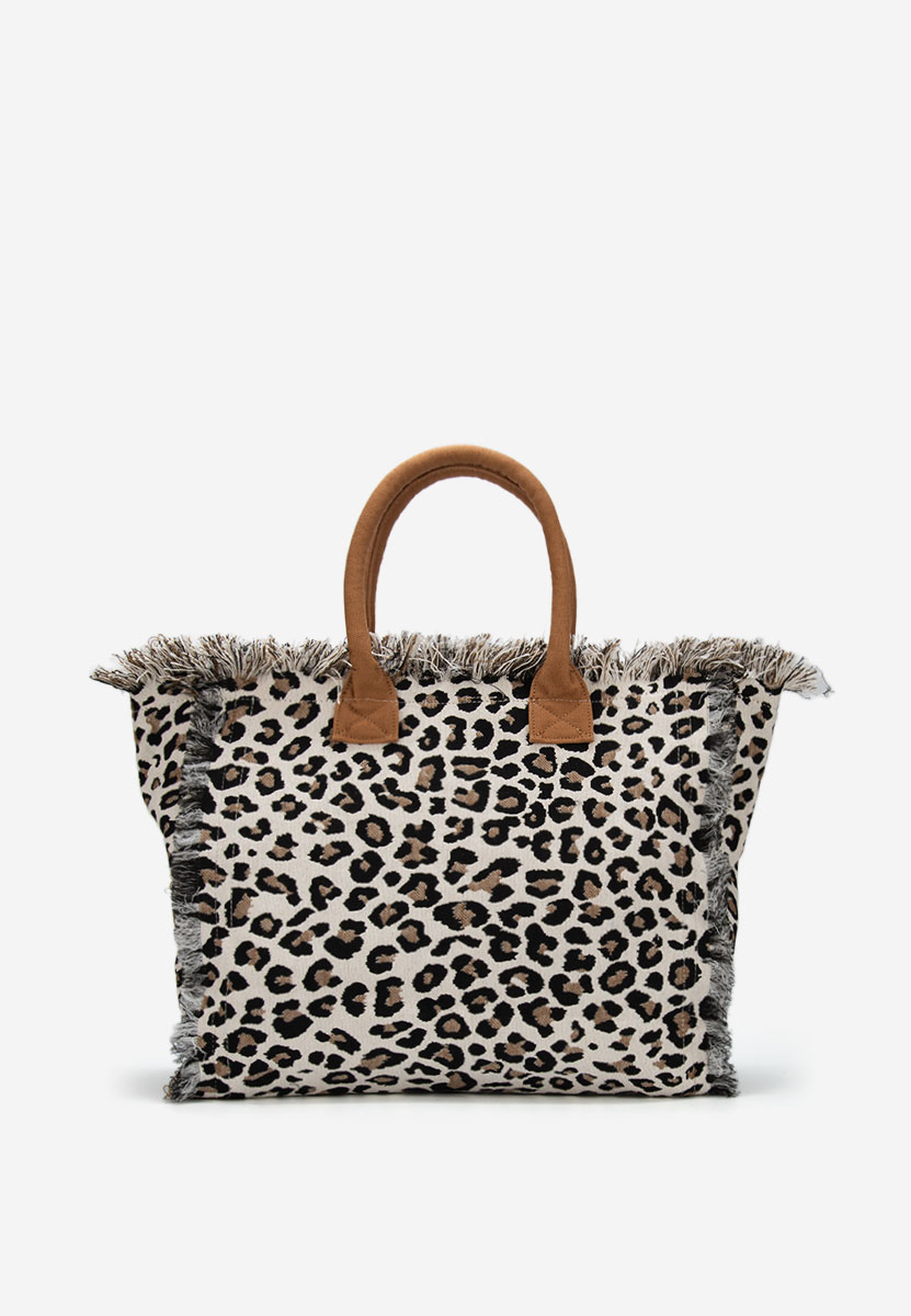 Geanta de plaja Aulelia V2 leopard