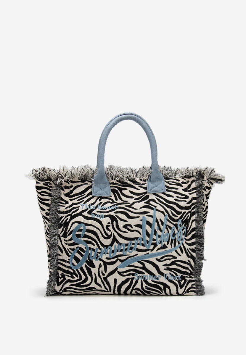 Geanta de plaja Aulelia zebra