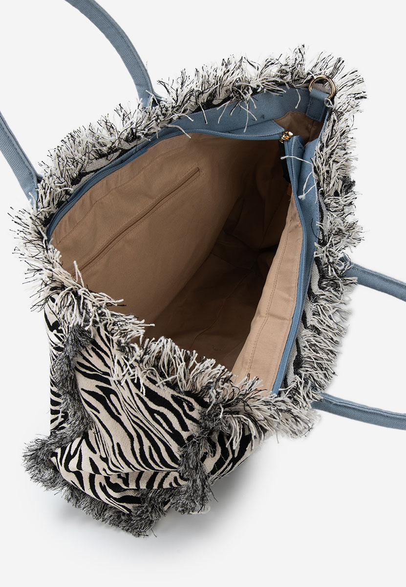 Geanta de plaja Aulelia zebra