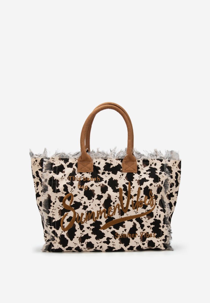 Geanta de plaja Aulelia animal print