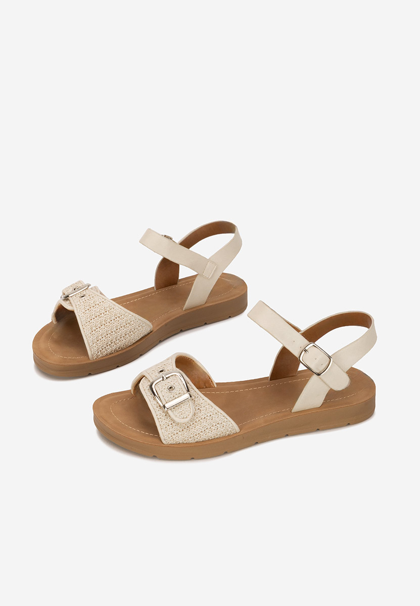 Sandale cu talpa joasa Aynia kaki