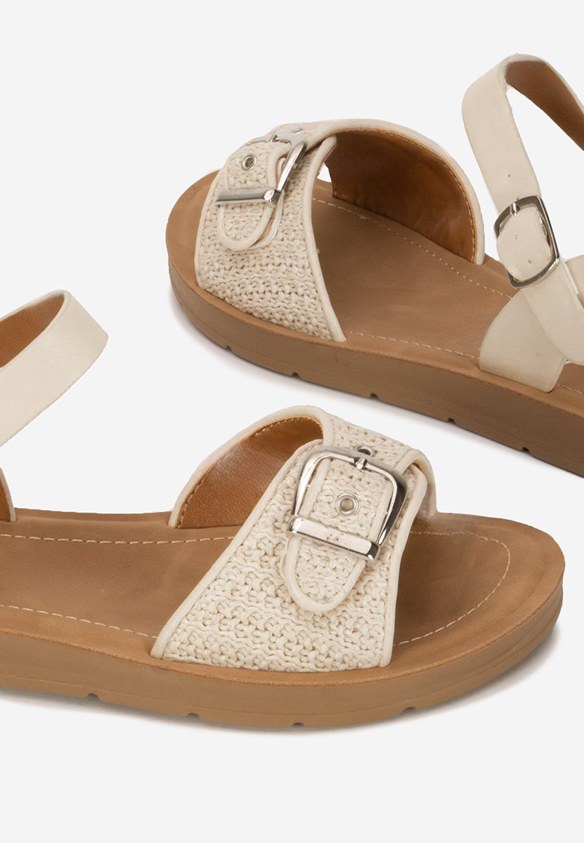 Sandale cu talpa joasa Aynia kaki