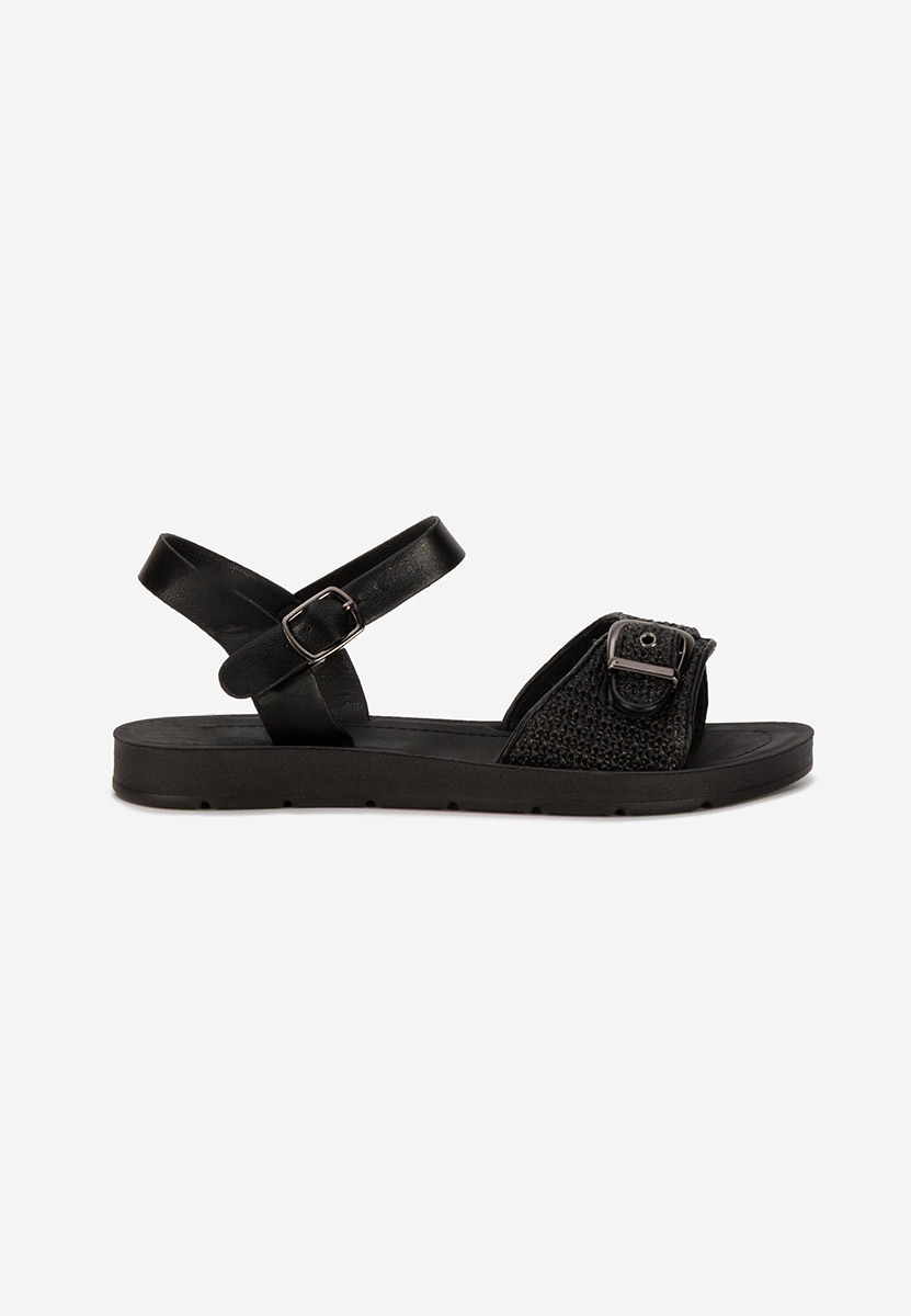 Sandale cu talpa joasa Aynia neagra