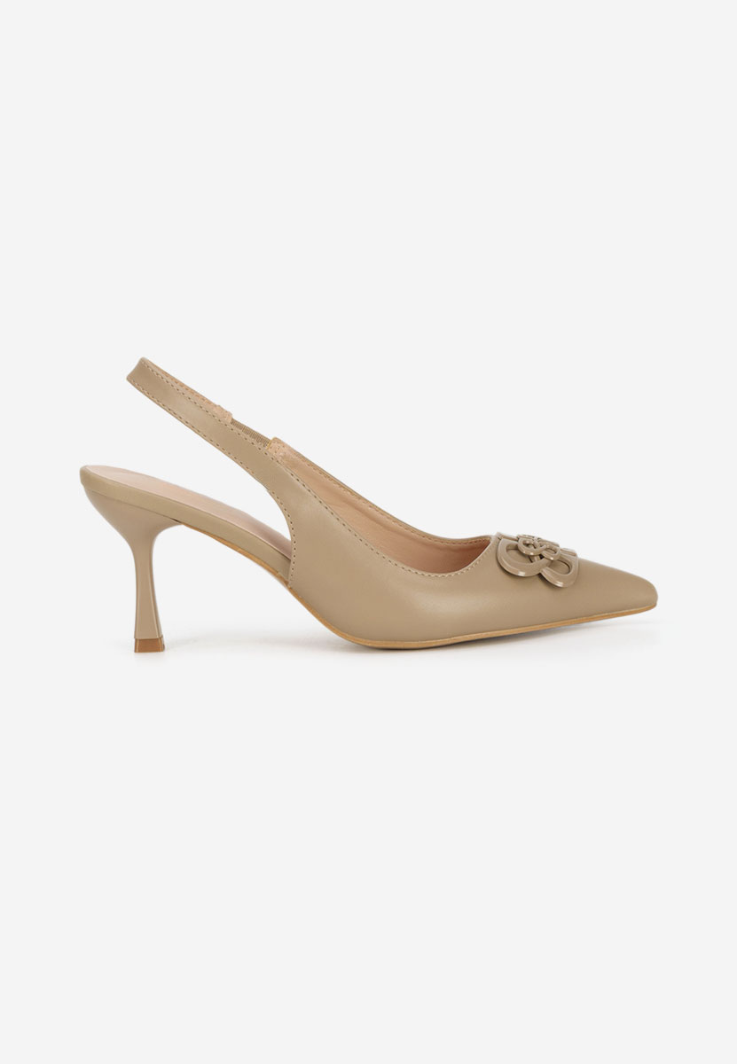 Pantofi slingback Beatrise V2 kaki