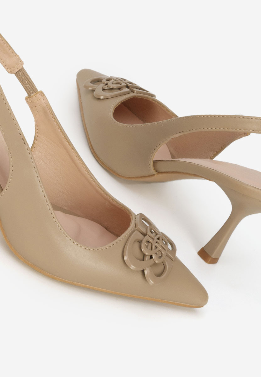 Pantofi slingback Beatrise V2 kaki