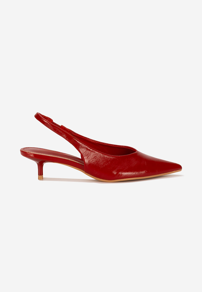 Pantofi slingback Nirvania rosii