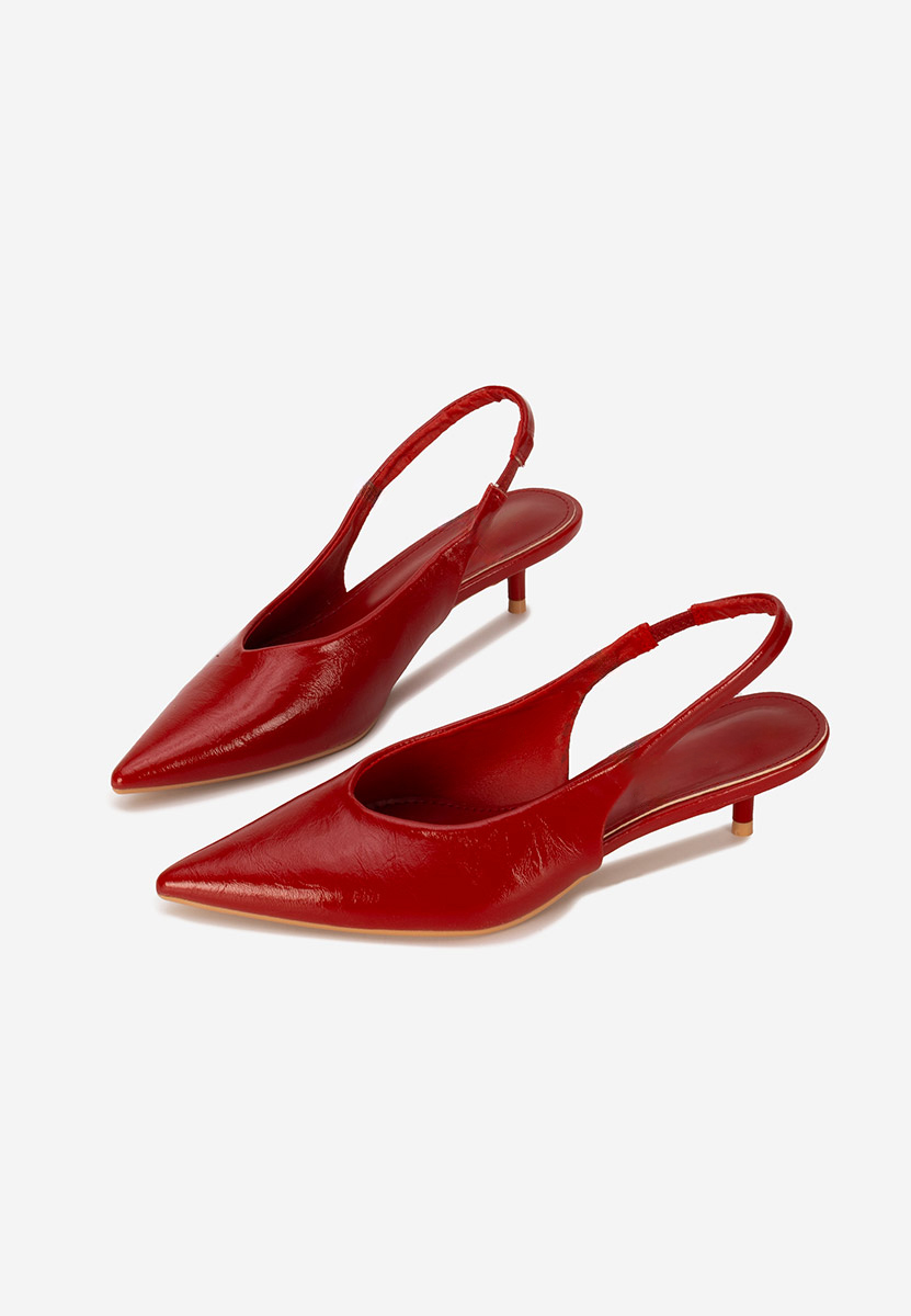 Pantofi slingback Nirvania rosii
