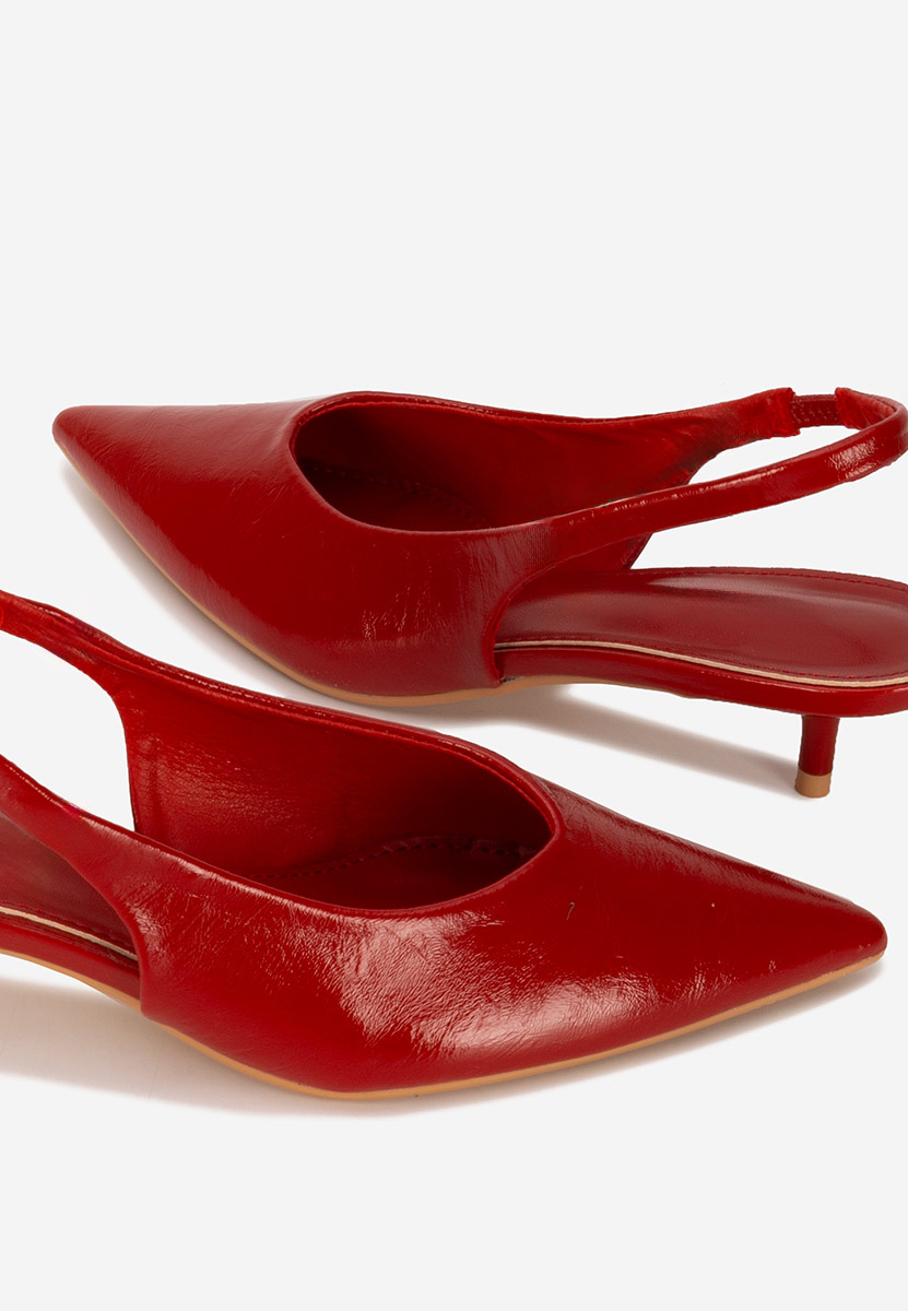 Pantofi slingback Nirvania rosii