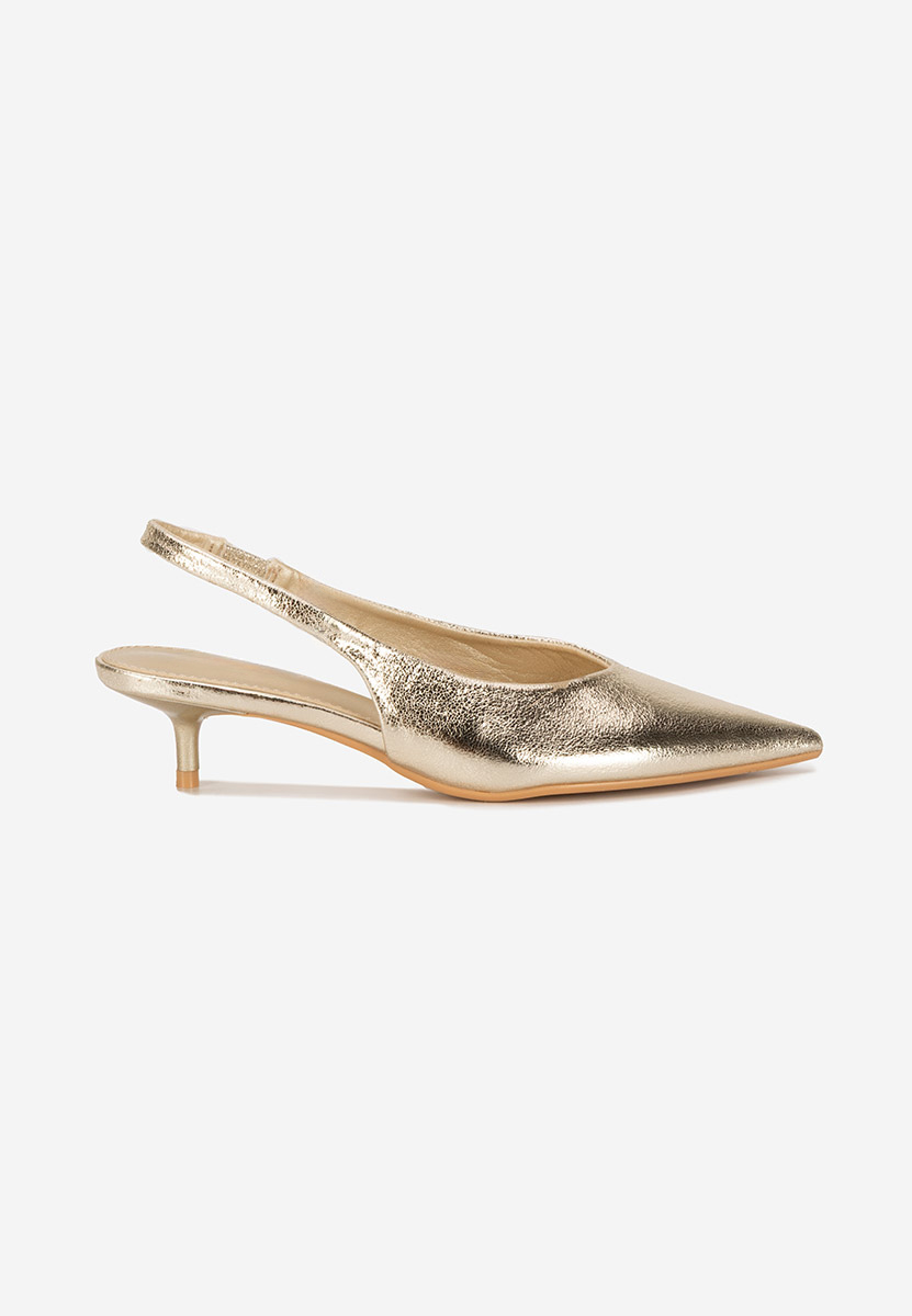 Pantofi slingback Nirvania aurii