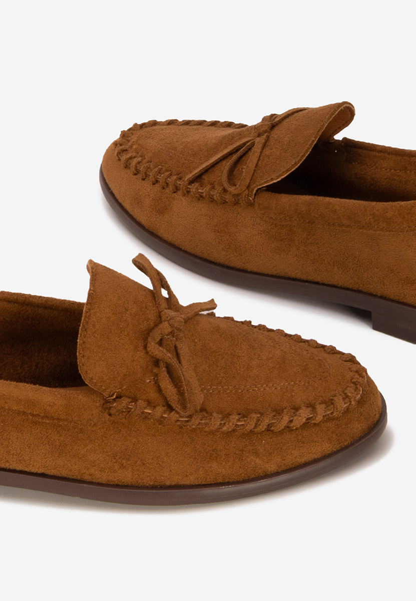 Mocasini dama Senolia camel