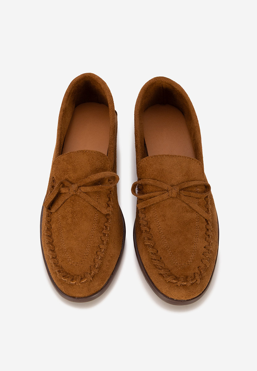 Mocasini dama Senolia camel