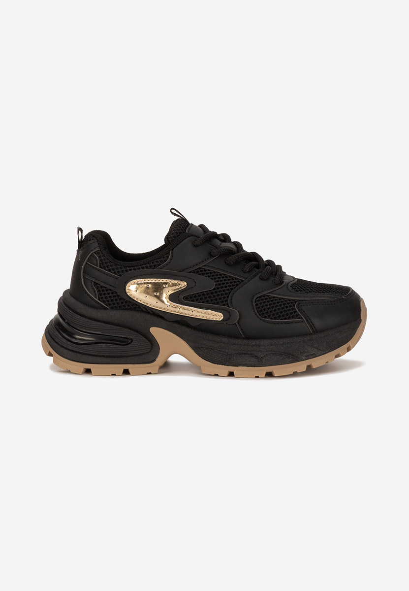 Sneakers cu platforma Ismira negri