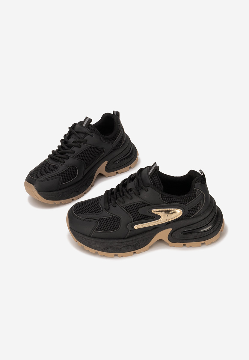 Sneakers cu platforma Ismira negri
