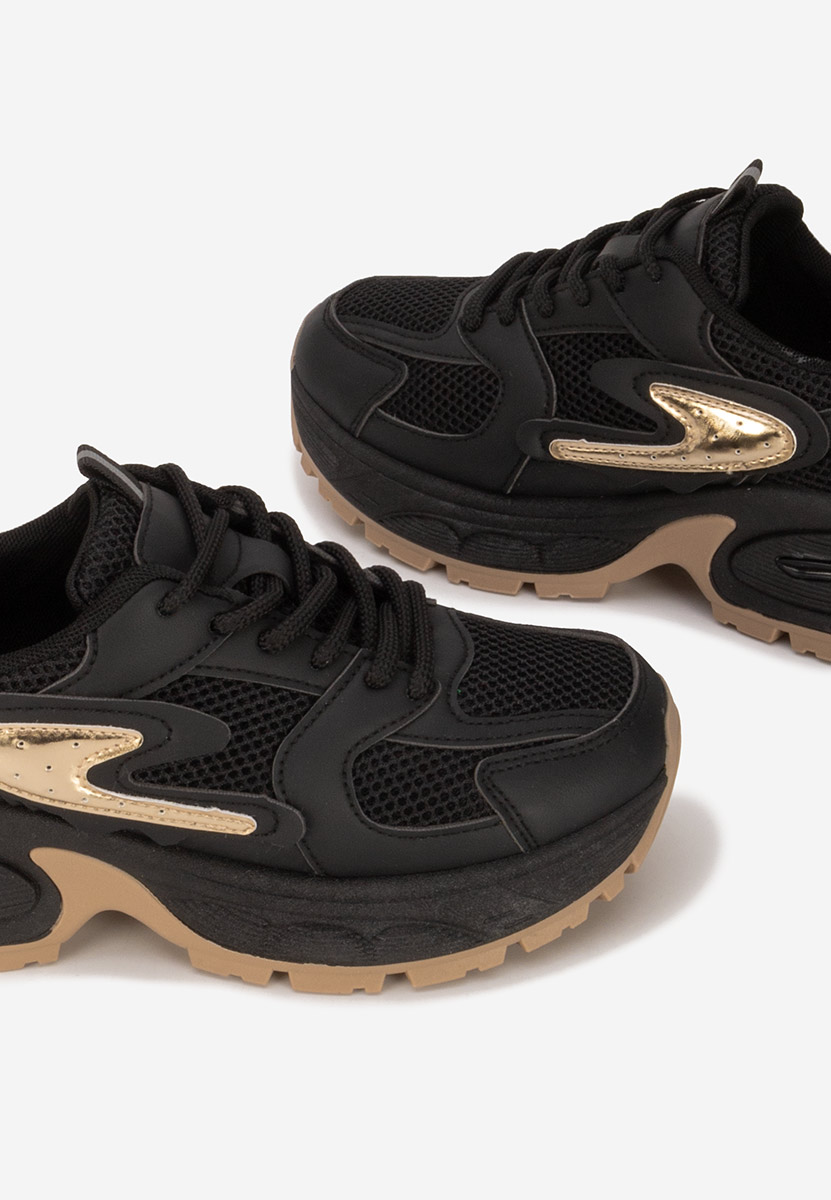 Sneakers cu platforma Ismira negri