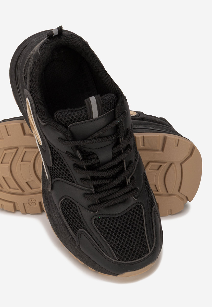Sneakers cu platforma Ismira negri