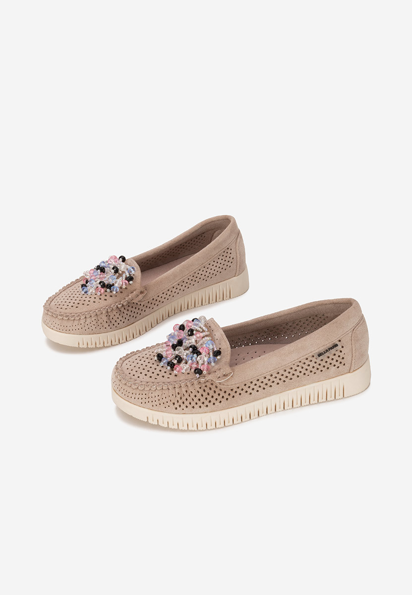 Mocasini dama Lynna V2 bej