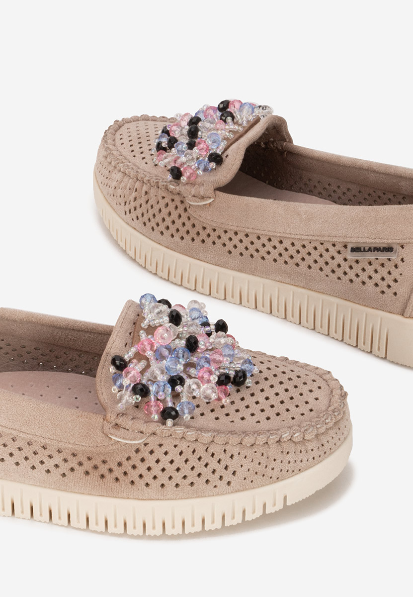 Mocasini dama Lynna V2 bej