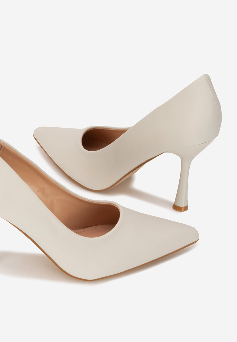 Pantofi cu toc stiletto Anuria bej