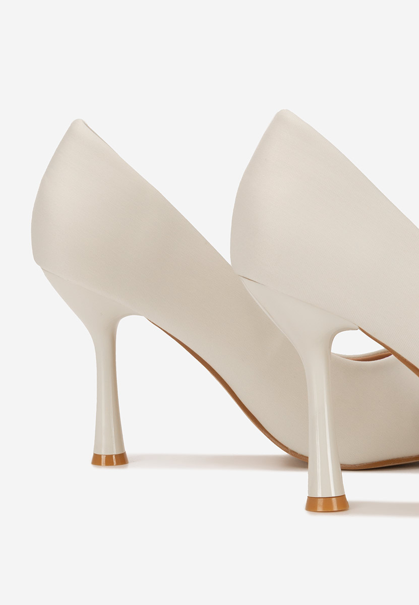 Pantofi cu toc stiletto Anuria bej