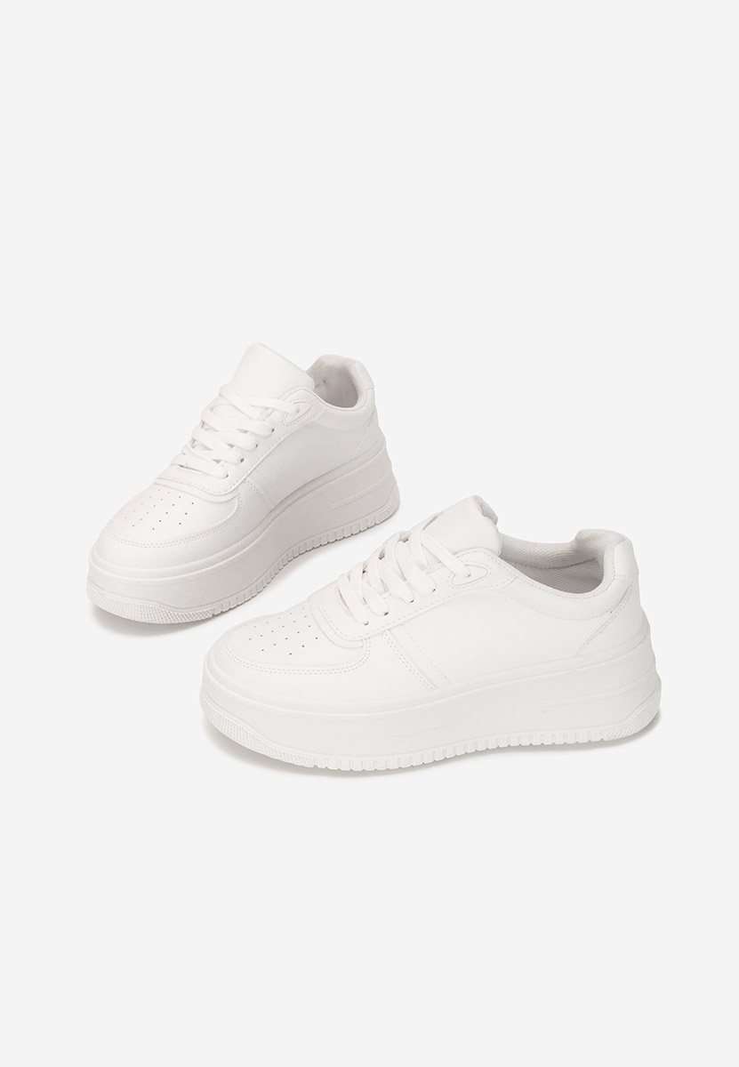 Sneakers cu platformă Seminia albi